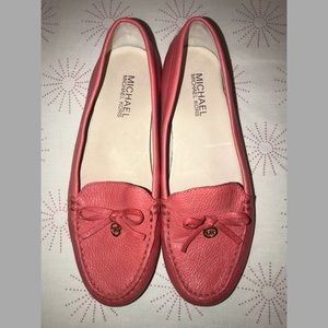 MICHAEL KORS Leather Slip On Flats Moccasins Sz 6